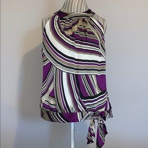 Cache sleeveless blouse